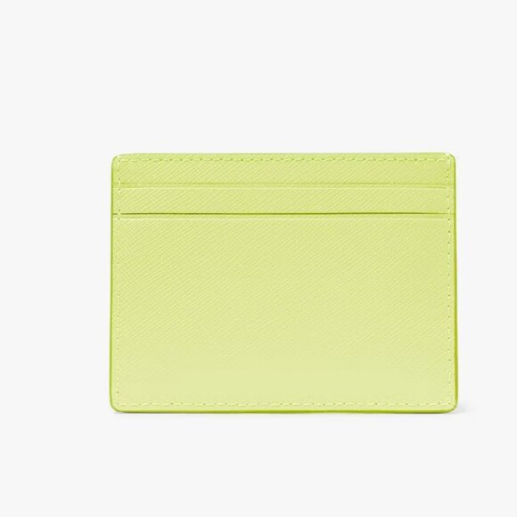 NWT Kate Spade Madison Small Slim Card Holder - Lime Slushy - Picture 3 of 5